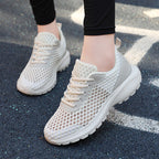Women's Breathable Running Sneakers with Flexible Mesh Upper