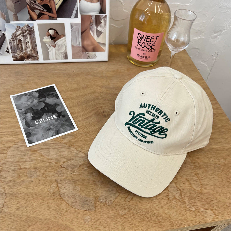 Men's Vintage-Inspired Cotton Baseball Cap