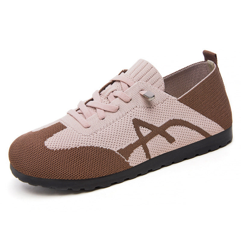 Women's Breathable Casual Sneakers with Elastic Upper