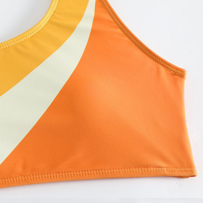 Women's Asymmetrical Gradient Bikini