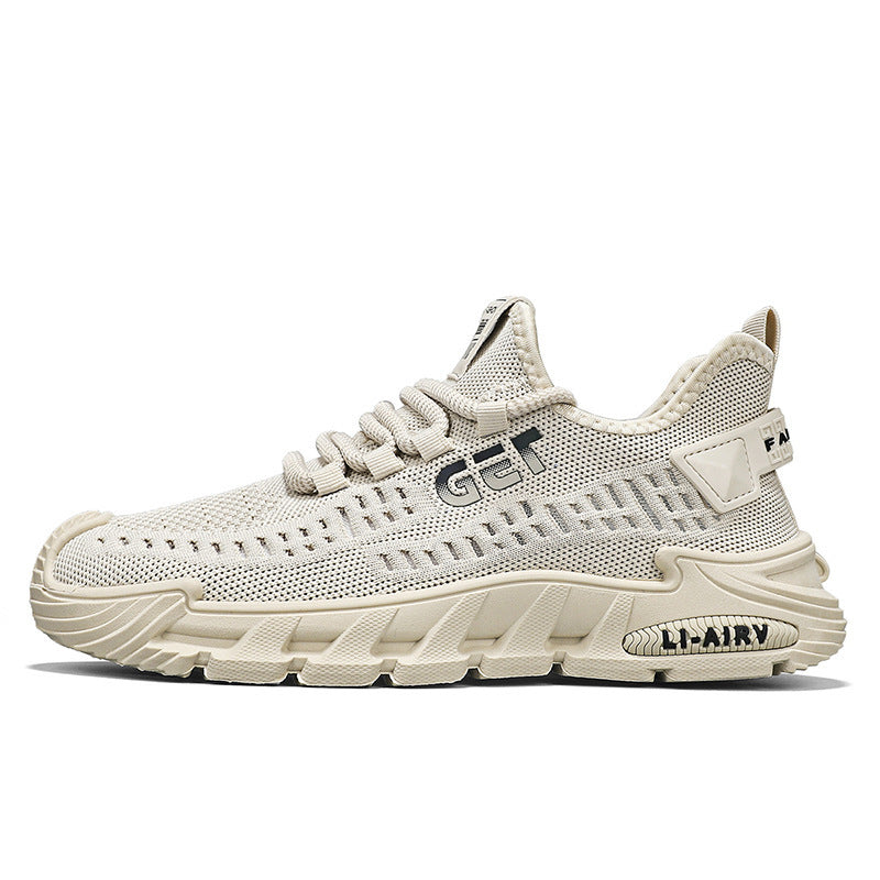 Women's Breathable Fitness Sneakers with Shock-Absorbing Sole