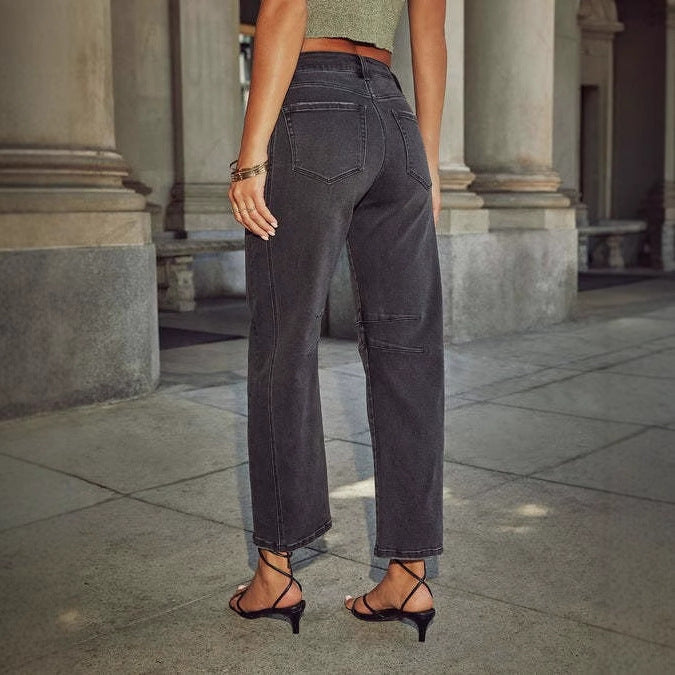 Women's High-Waist Jeans in Casual Urban Style