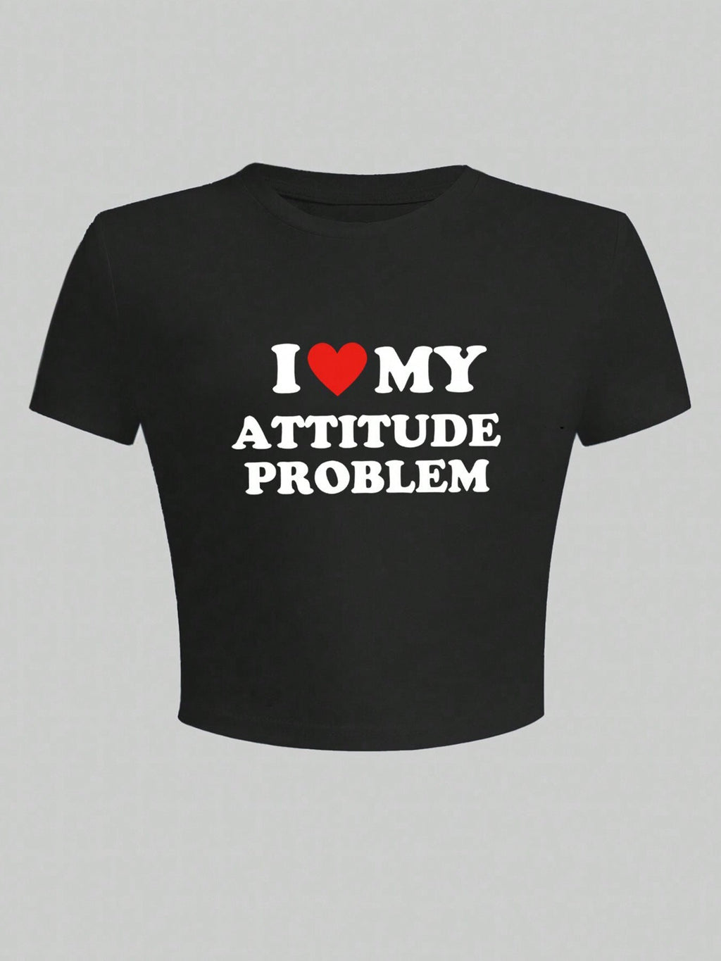 Women's Blood Pressure Print Crop T-Shirt
