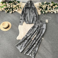 Women's Fashionable Floral Lounge Set with Hood