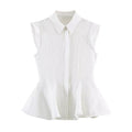 Women's Sleeveless Structured Top