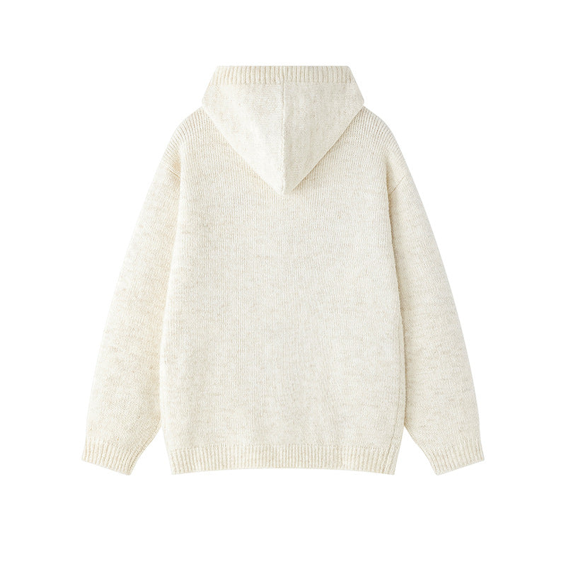 Women's Cozy Cardigan with Open Collar and Practical Pockets