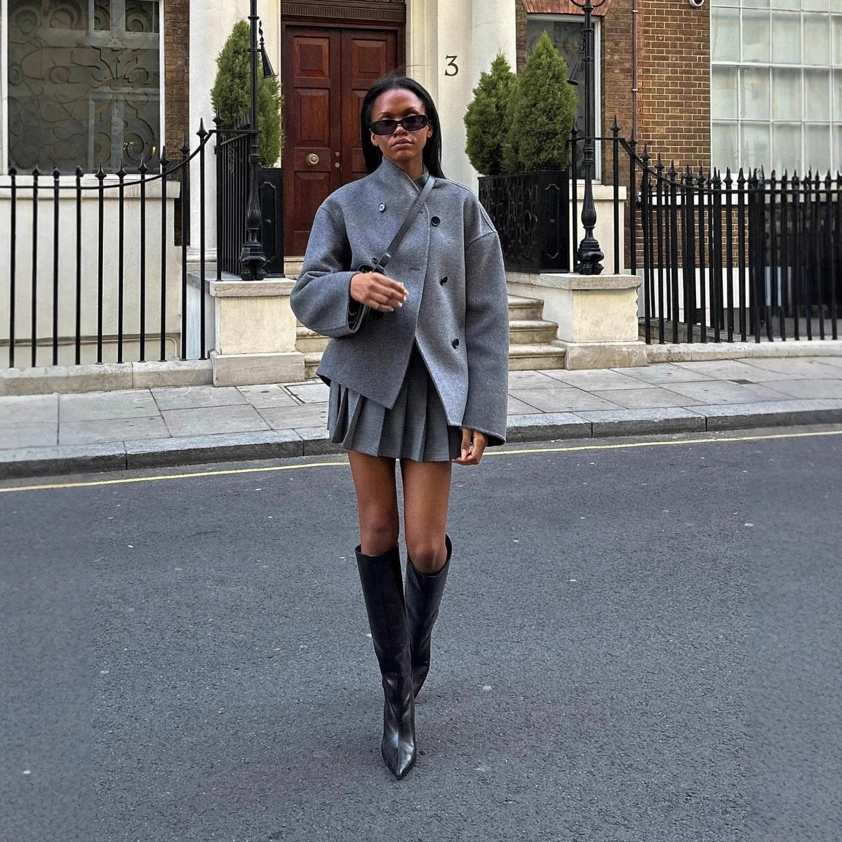 Elegant Wool Overcoat