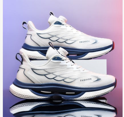 Women's Breathable Running Shoes with Quick-Lace System and Cushioned Sole