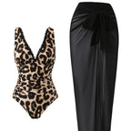 Women's Swimsuit with Draped Skirt