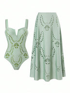 Women's Swimsuit with Matching Skirt