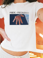 Women's Bear Graphic Crop T-Shirt