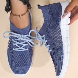 Women's Breathable Casual Sneakers with Flexible Upper