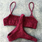 Women's Ruched Swimsuit Set