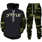 Men's Stylish Hoodie Sweatshirt and Jogging Pants Set