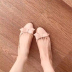 Women's Ballet Flats with Decorative Bow