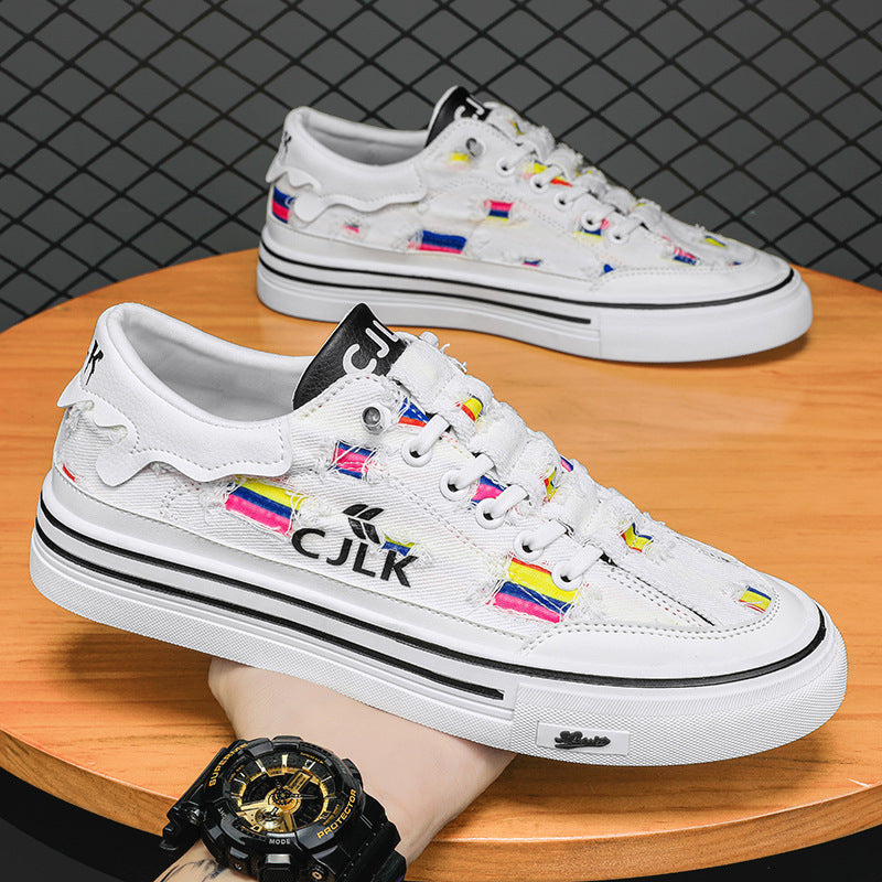Women's Comfortable Casual Sneakers with Color Accents