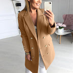 Women's Elegant Double-Breasted Blazer