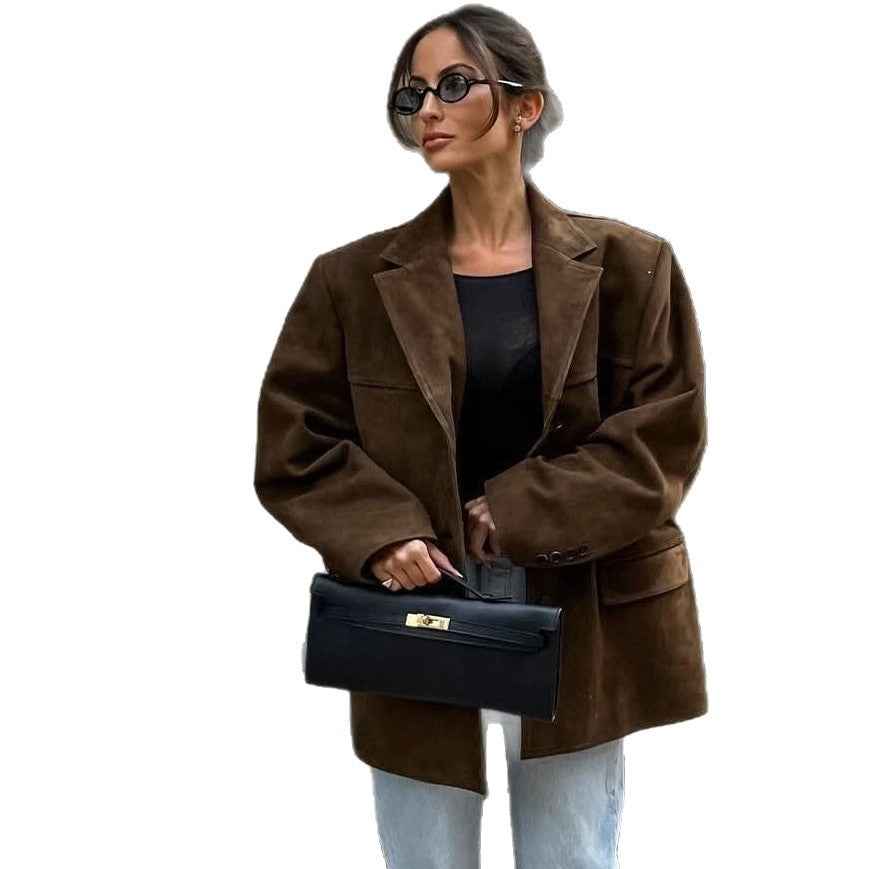 Elegant Suede Jacket
