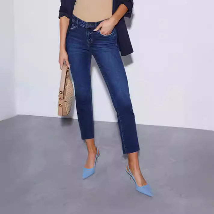 Women's Classic Cropped Jeans