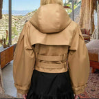 Elegant and Fashionable Jacket with Trendy Animal Print