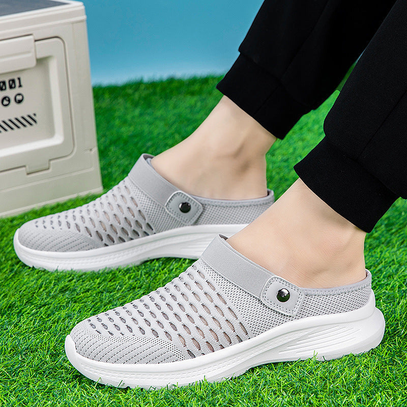 Women's Breathable Clogs with Elastic Strap