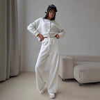 Women's Casual Cardigan and Jogger Set