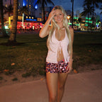 Casual Shirt with Lace-Up Detail