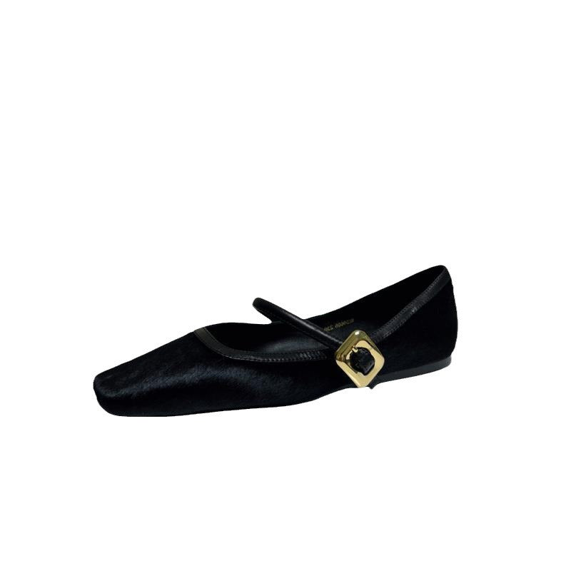Women's Ballet Flats with Elegant Strap