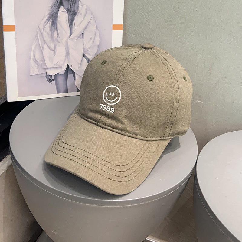 Men's Casual Smiley Embroidered Baseball Cap