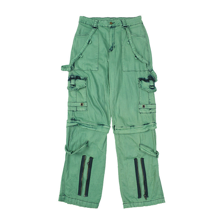 Women's Cargo Pants with Multifunctional Pockets and Robust Material