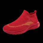 Women's Breathable Sport Sneakers with Flexible Knit Upper