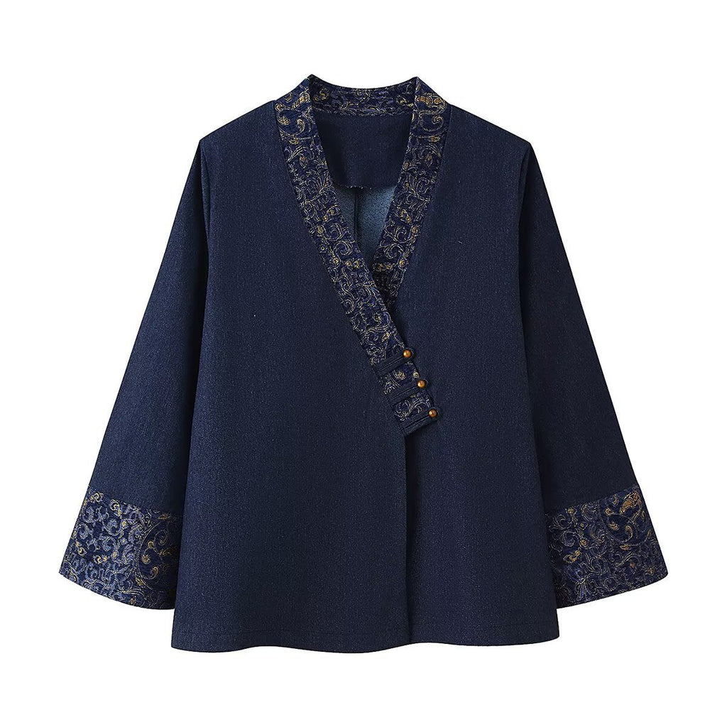 Women's Elegant Embellished Sleeve Jacket