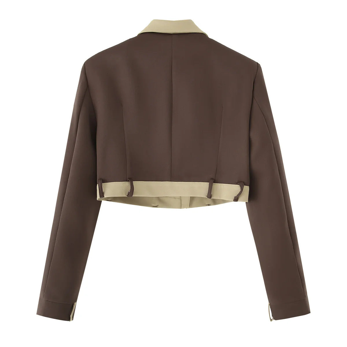 Women's Cropped Blazer and Pants Ensemble