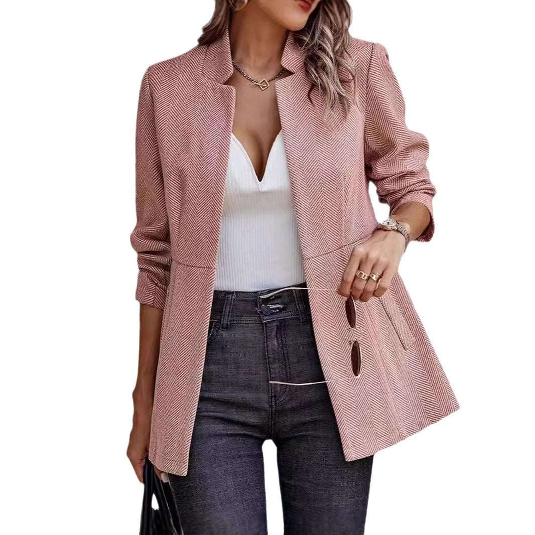 Women's Elegant Textured Cardigan