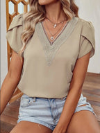 Women's Blouse with Lace