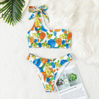 Women's Floral Asymmetrical Bikini