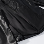 Elegant Faux Leather Jacket