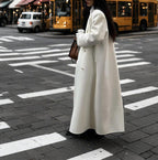 Elegant Oversized Wool-Blend Coat