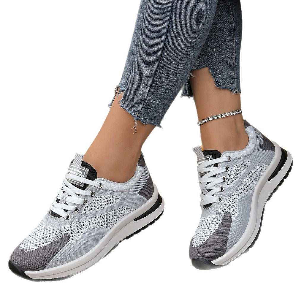 Women's Breathable Running Sneakers with Flexibly Woven Upper