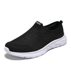 Women's Breathable Slip-On Sports Shoes with Elastic Entry