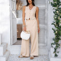 Women's Fashionable Two-Piece Set with Braided Fabric