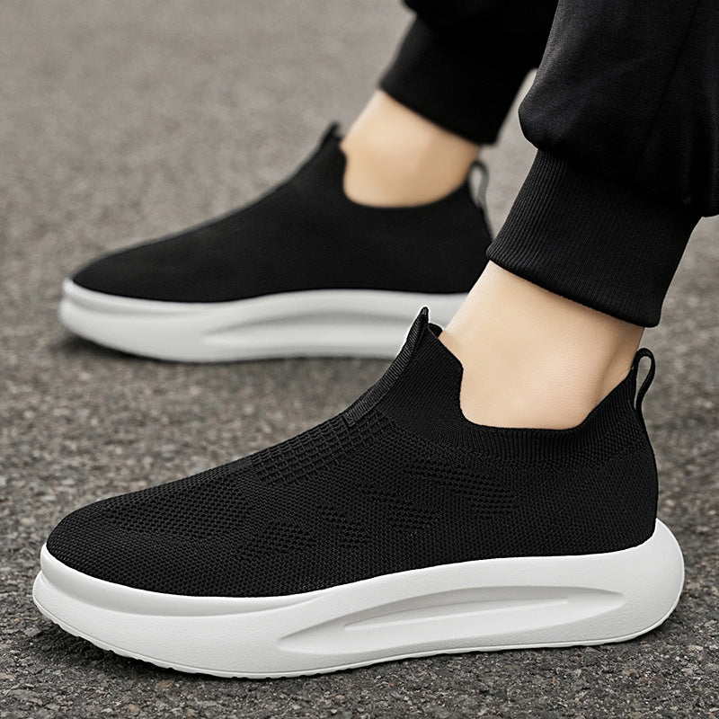 Women's Breathable Slip-On Sneakers with Elastic Upper