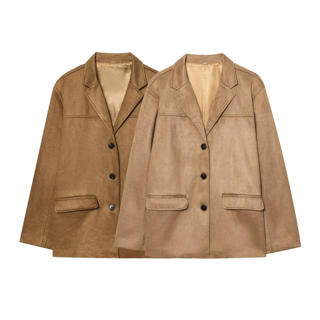 Women's Elegant and Fashionable Blazer with Practical Pockets