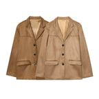 Women's Elegant and Fashionable Blazer with Practical Pockets