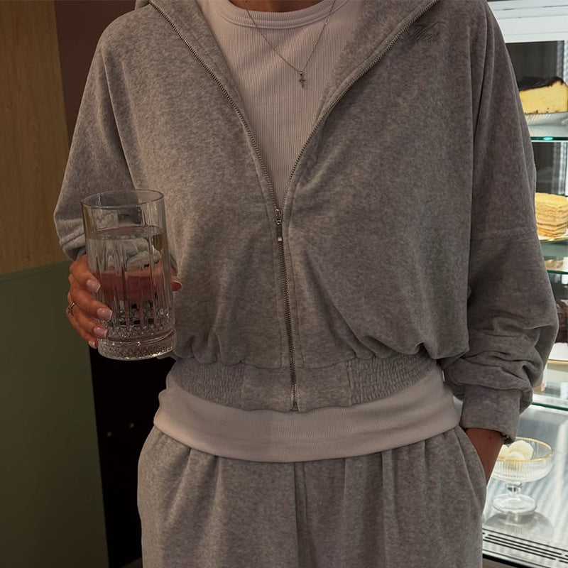 Women's Casual Hooded Jogging Suit