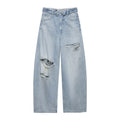 Women's Destroyed Baggy Jeans