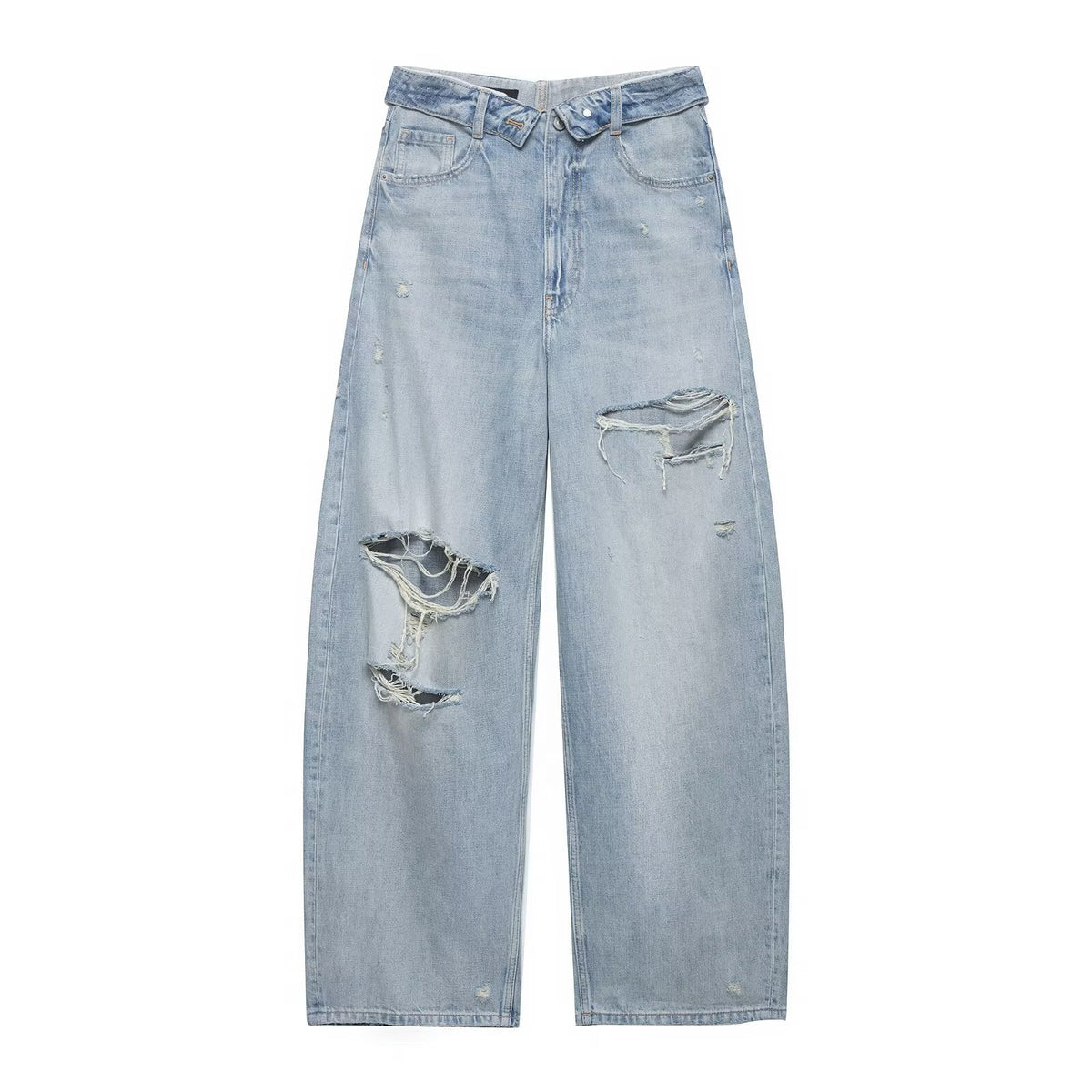 Women's Destroyed Baggy Jeans