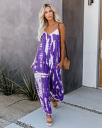 Elegant Wide-Leg Jumpsuit with Spaghetti Straps