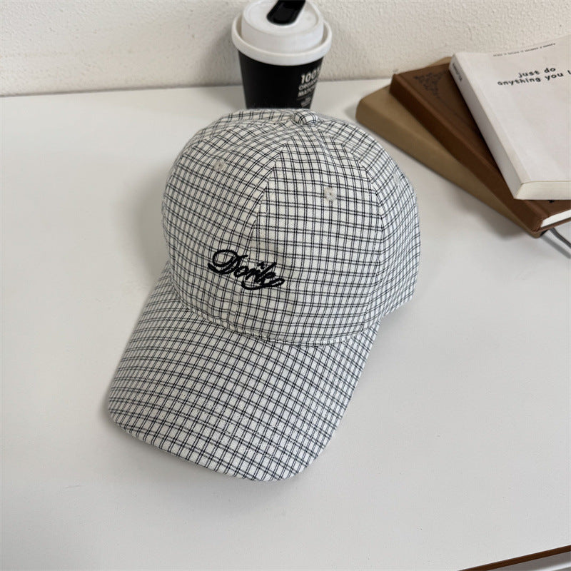 Men's Casual Checkered Baseball Cap