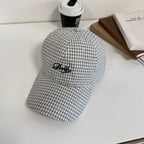 Men's Casual Checkered Baseball Cap